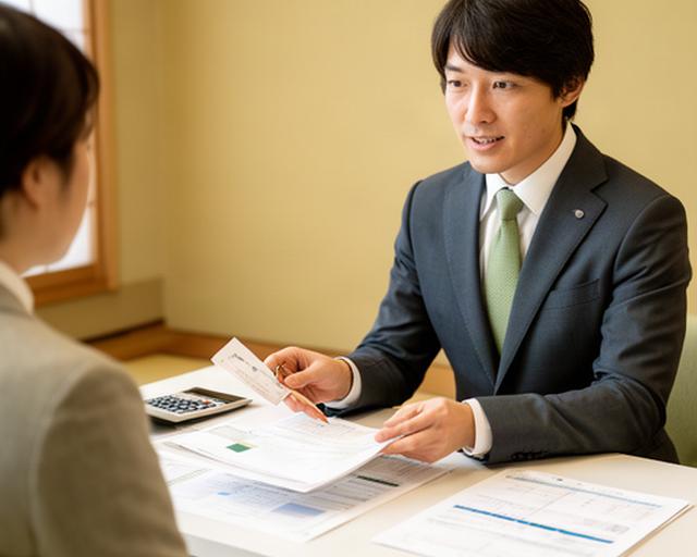 栗東市の相談室で家計資料を手に説明する家計管理専門FP